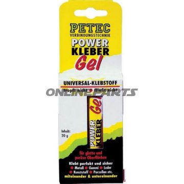 Petec Power Glue Gel 20Gblister Packed On Card
