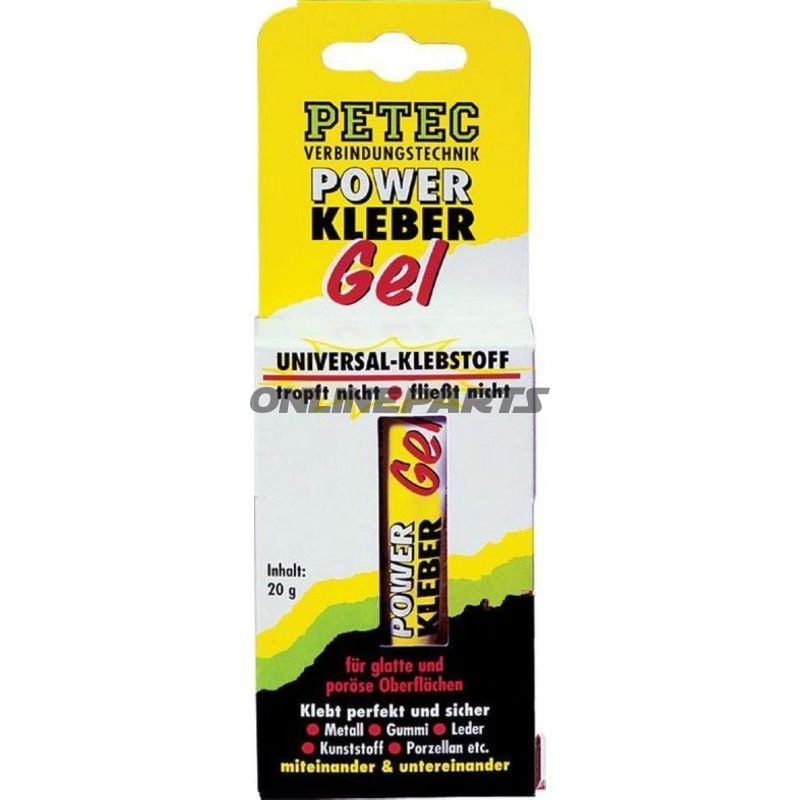 Petec Power Glue Gel 20Gblister Packed On Card