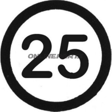 Km-Sign 200Mm Fol. 25