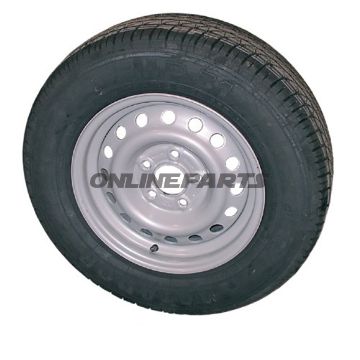 Wheel Trailer 5.5X14 Completemit Reifen 195/70R14