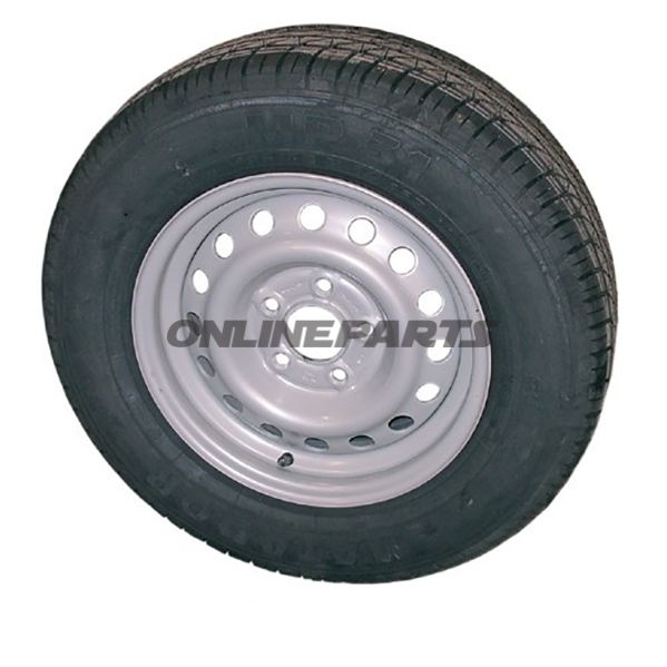Wheel Trailer 5.5X14 Completemit Reifen 195/70R14