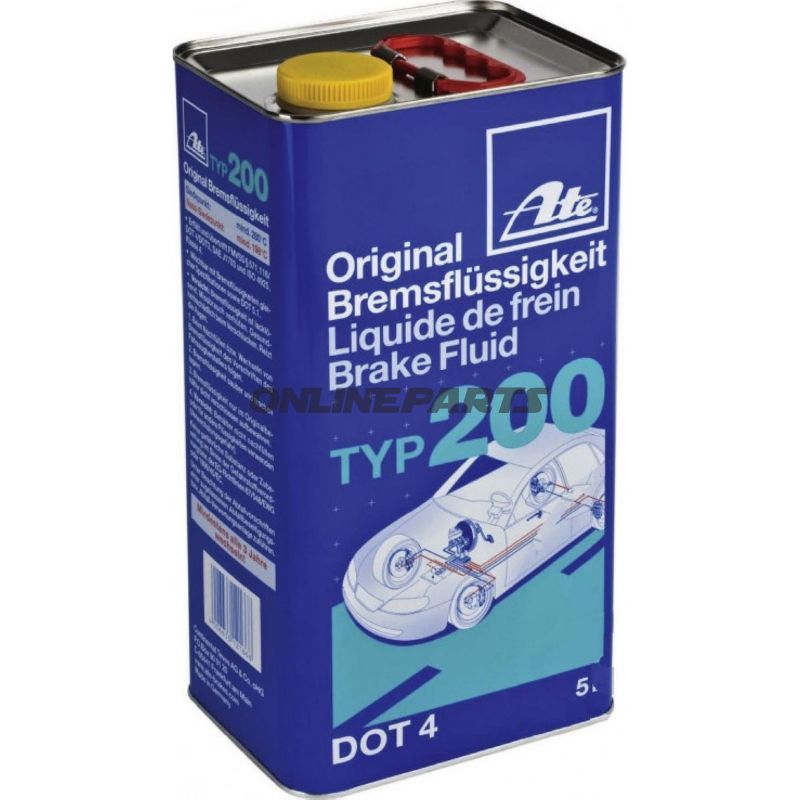 Brake Fluid Typ 200 5L Ateyellow Dot 4