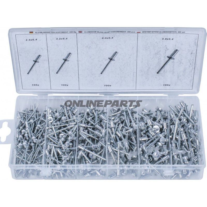 Blind Rivet Assortment 400 Pieces