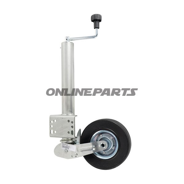 Support Wheel Automaticfoldable200x60mm Vollgummi Stahlrad