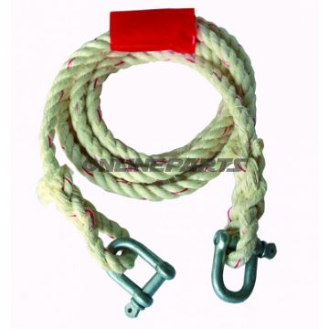 Tow Rope Sisal <2500Kghanf -2500 Kg Mit 2 Schäkel