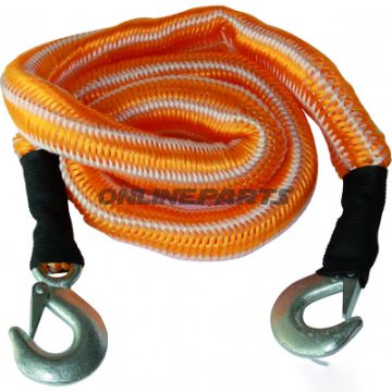 Tow Rope Elastic <2500Kgstretch -2500 Kg 2 Lasthaken