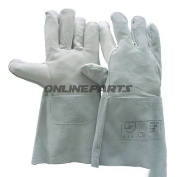 Work Gloves Schweissgrau Rindsleder 35 Cm Größe 10