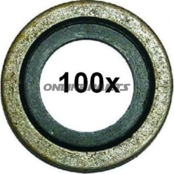 Sealing Ring Stahl16x24x1.5Gechpck 100 Pcs