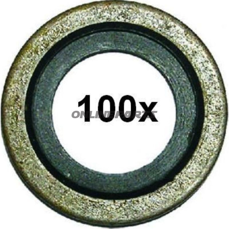 Sealing Ring Stahl16x24x1.5Gechpck 100 Pcs