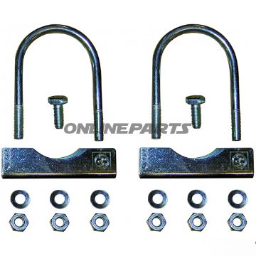 Stützradhalter 48/70 Rdcont 2 Pcs Galvanised