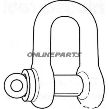 Shackle 22Mm+Bolt 7/8