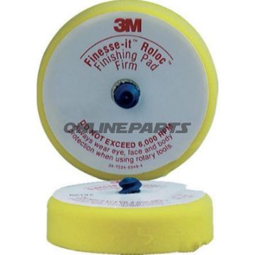 Finishing Pad 75Mm Yellow3m Finesse-It Roloc