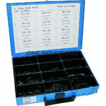O-Ring Assortment 25-42Mm140 Piece Kit In Steel Case