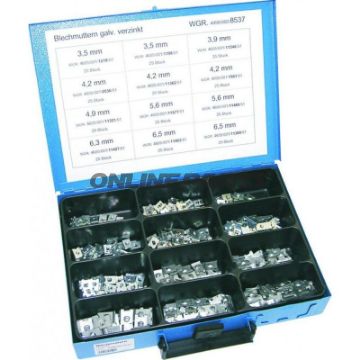 Assorted Speed Nuts - 300 Pieces8537