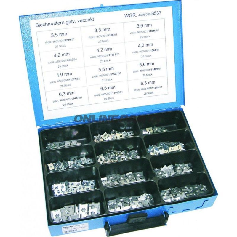 Assorted Speed Nuts - 300 Pieces8537