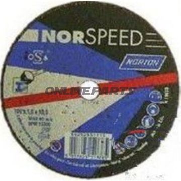 Norton Ind Line Metal Cutting Disc100x1.0X10