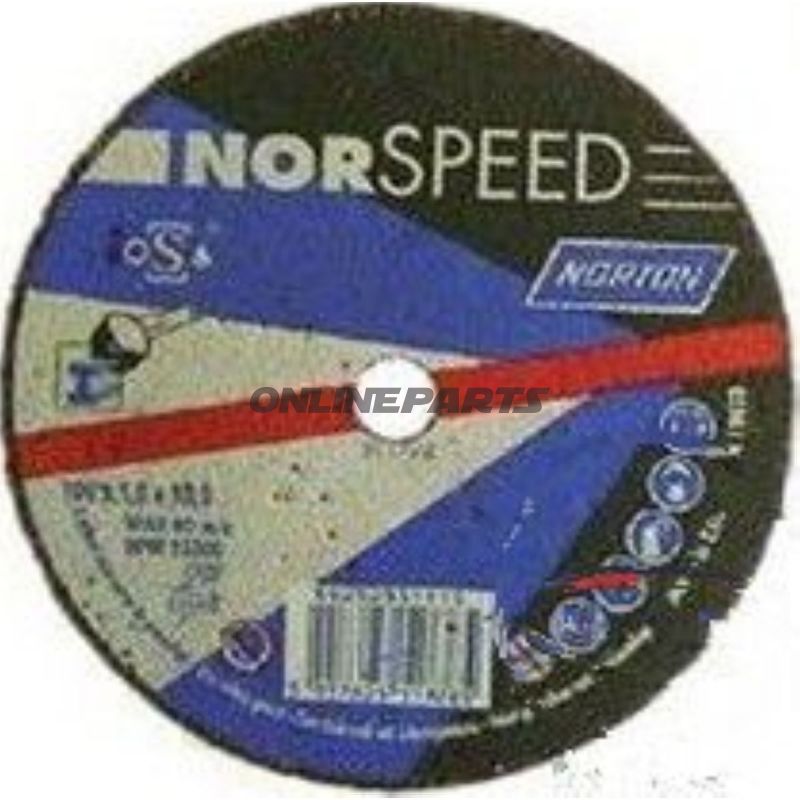 Norton Ind Line Metal Cutting Disc100x1.0X10