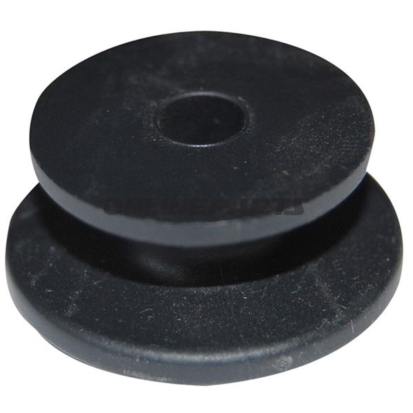 Rundknopf Schwarz Plastic