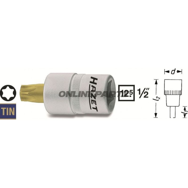 Insert Torx 1/2 T20 Length 55Mm