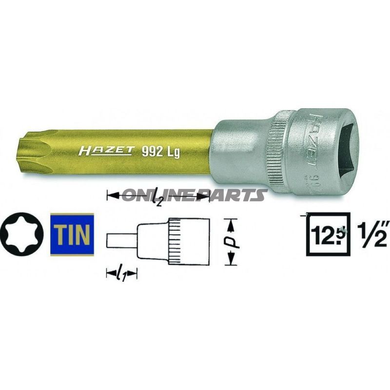 Insert Torx 1/2 T60length 83Mm
