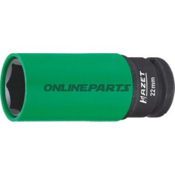 Kraft-Stecknuss 6 Kant 1/2 Zoll 22 Mm Hazetummantelt Length 85 Mm