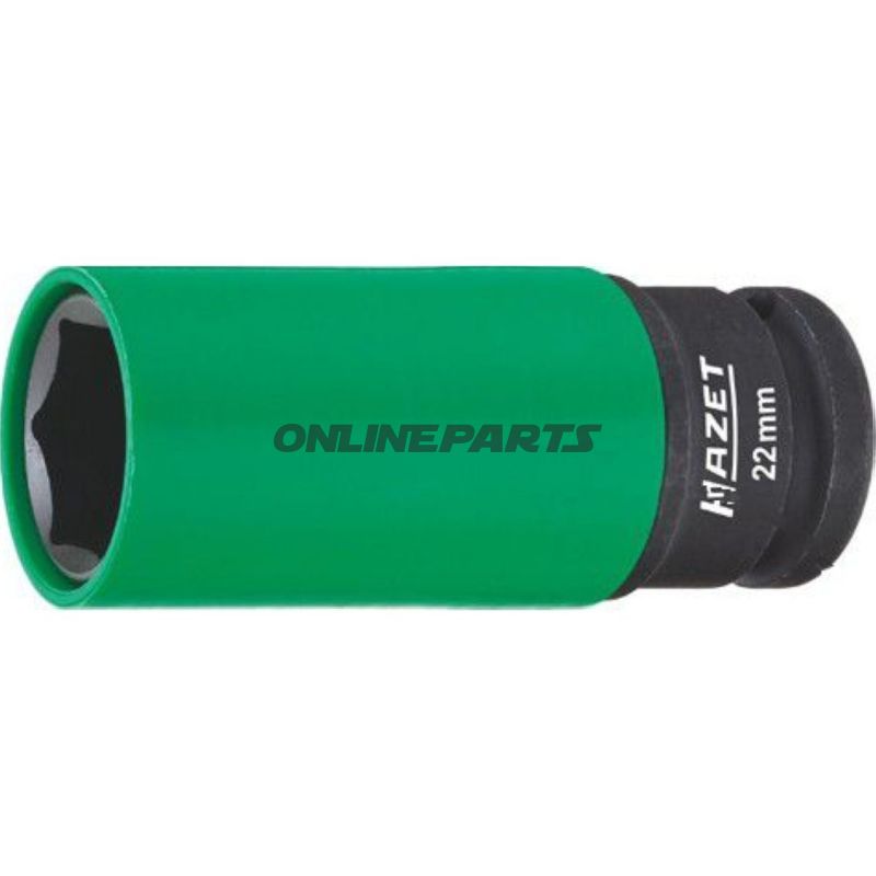 Kraft-Stecknuss 6 Kant 1/2 Zoll 22 Mm Hazetummantelt Length 85 Mm