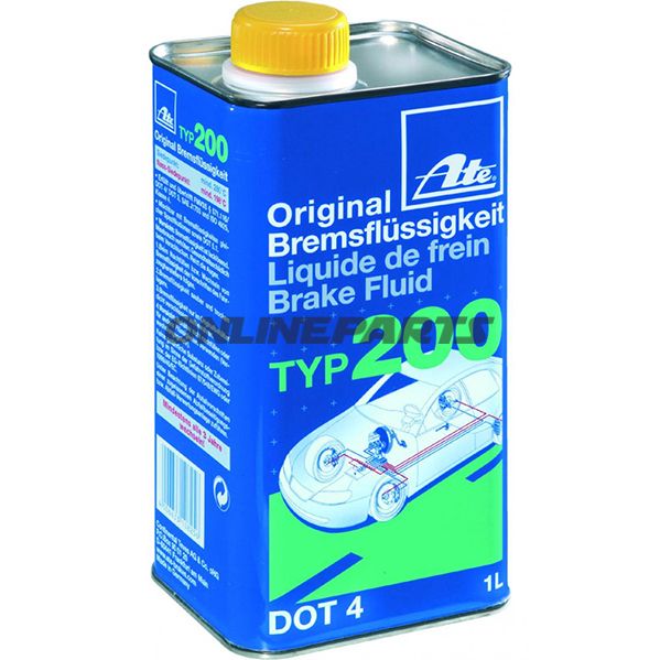Brake Fluid Typ 200 1L Ateyellow Dot 4