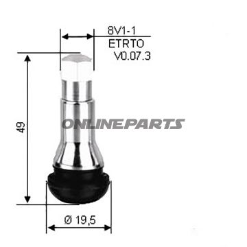 Tyre Valve Tr414chrome