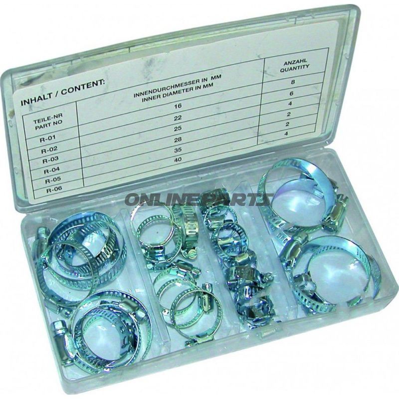 Jubilee Clip Hose Clamps26 Piece Assorted Set