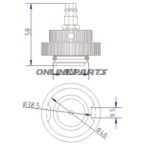 Connection Cover No.35Ate 03.9302-0916.2