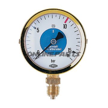 Manometer Sauerst.O-16Bar