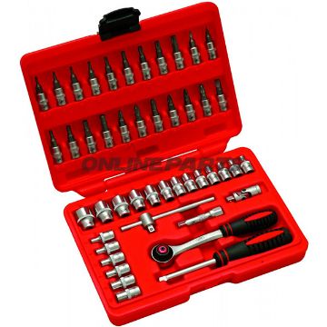 Socket Set 1/4 46 Piecejmp