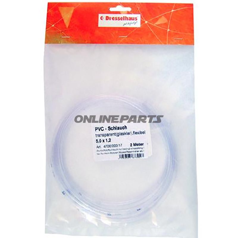 Clear Fuel Hose 8Mmpack Contains 2 Metres