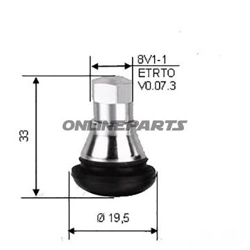 Tyre Valve Tr412chrome