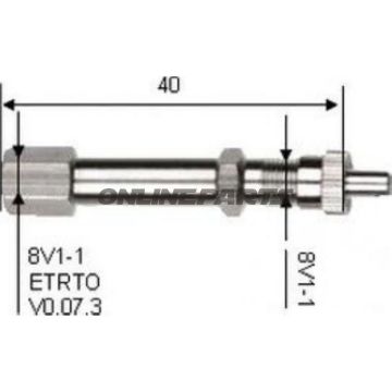 Valve Extension Metal Starr30 Mm