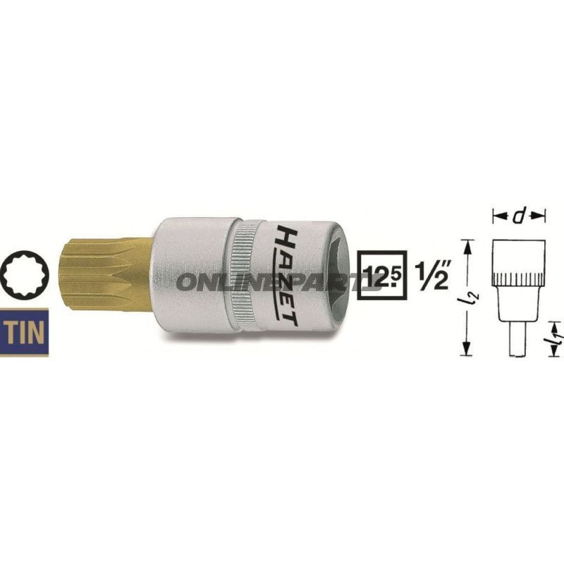 Insert Vielzahn 1/2 M16length 60Mm