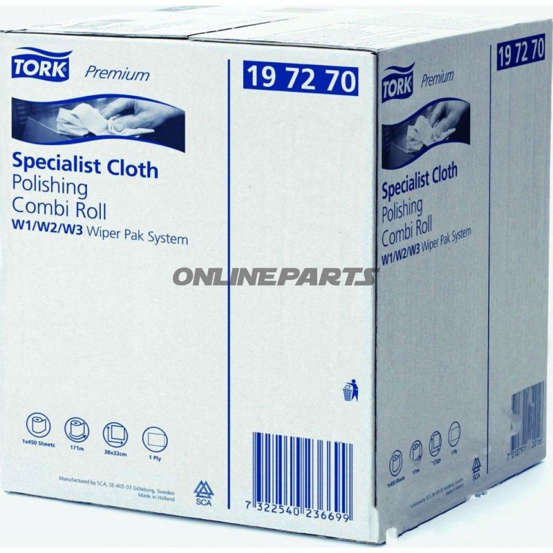 Tork Polishing Cloths450sheets 38X32cm