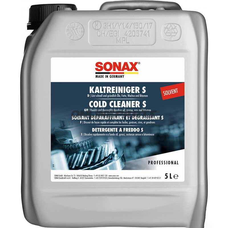 Sonax Parts Cold Cleaner Degreaser - 5Lsuitable For Parts Washer - See Also 5560107