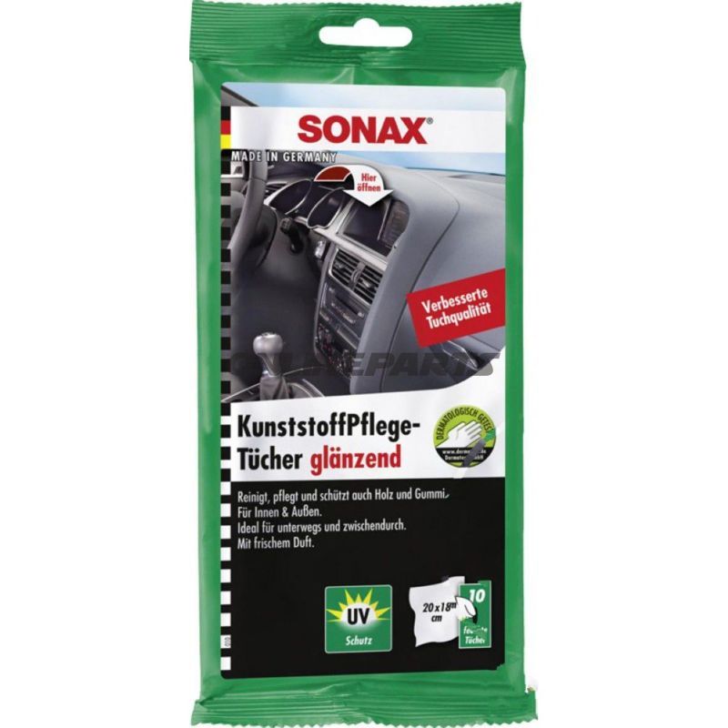 Kunstoffpflegetücher Sonaxglaenzend 10 Pcs