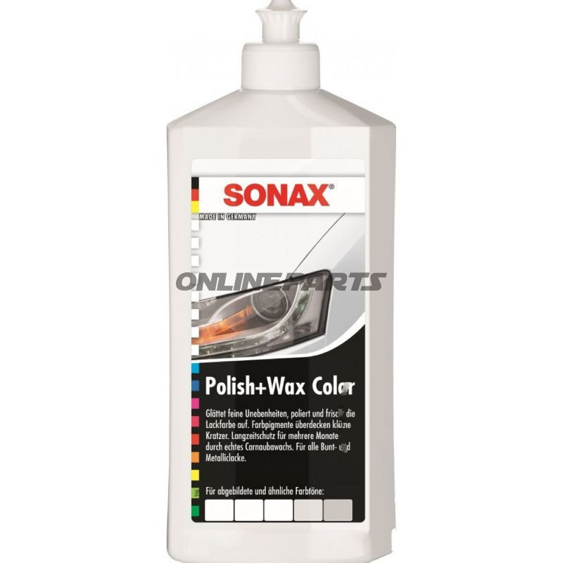 Polish & Wax Color 500 Mlnano Weiß Sonax