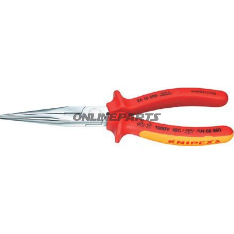Flat Nose Pliars Ger 200Vdechrome 2K Griff