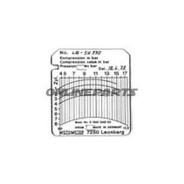 Compression Tester Sheet 17.5 Bar 100 Pieces
