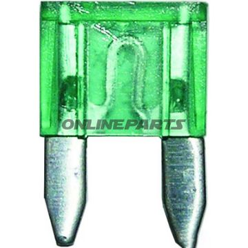 Mini Fuse 30A Green50 Pieces