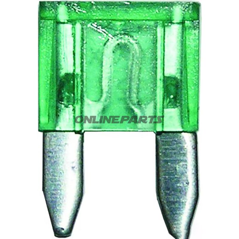 Mini Fuse 30A Green50 Pieces