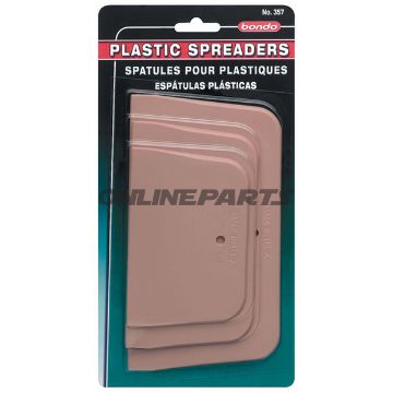 Plastic-Spachtelkartencont: 3 Pcs