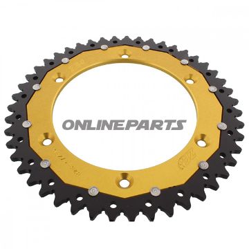 Rear Sprocket Dual 47 Tooth Pitch 520 Goldzf Inner Diameter 147 Bolt Spacing 170