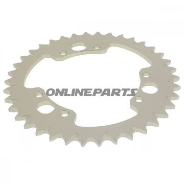 Rear Sprocket Alu 38 Tooth Pitch 520 Silveresj Inner Diameter 110 Bolt Spacing 125
