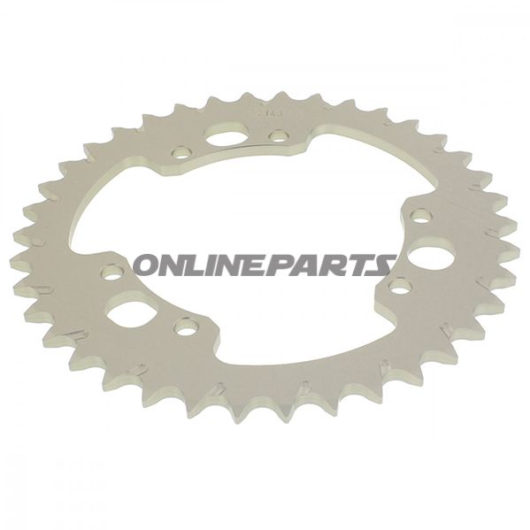 Rear Sprocket Alu 38 Tooth Pitch 520 Silveresj Inner Diameter 110 Bolt Spacing 125