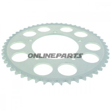 Rear Sprocket Alu 52 Tooth Pitch 525 Silveresj Inner Diameter 120 Bolt Spacing 140