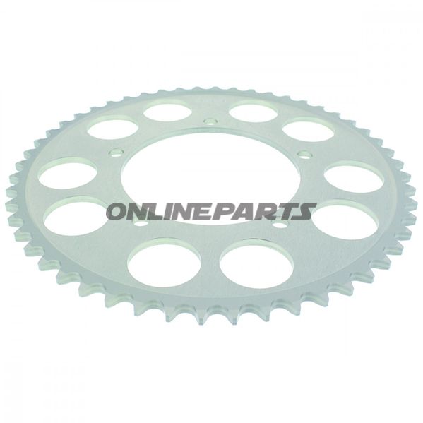 Rear Sprocket Alu 52 Tooth Pitch 525 Silveresj Inner Diameter 120 Bolt Spacing 140